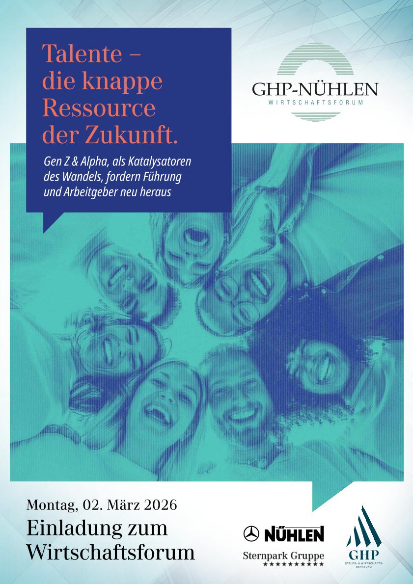 Wirtschaftsforum 2025 - Folder Seite 1